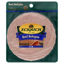 Eckrich Sliced Beef Bologna - 14 Oz
