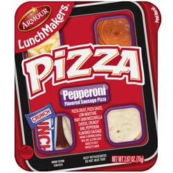 Armour Lunchmaker Pepperoni Pizza Small Drc 2.67z W/treat