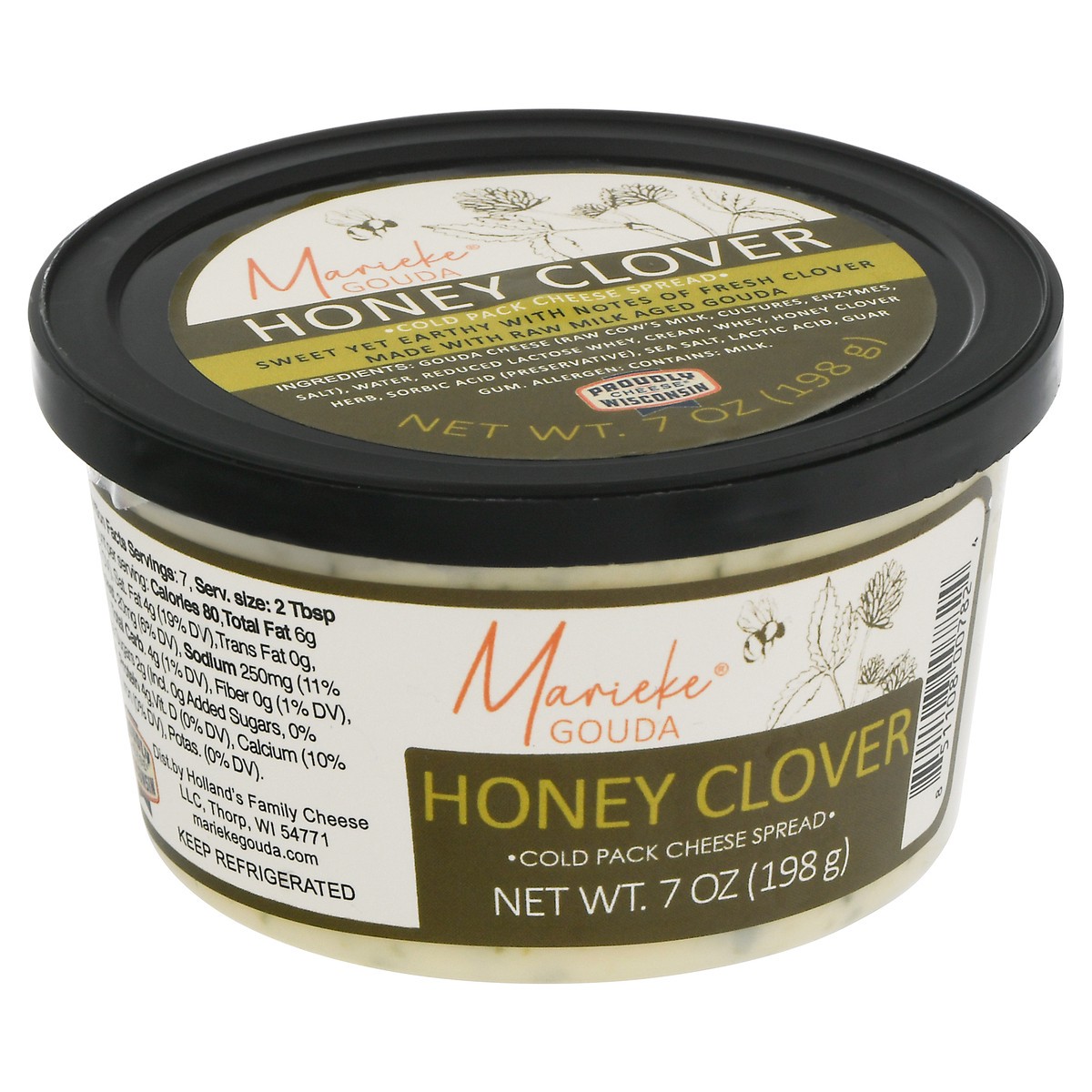 slide 2 of 13, Marieke Gouda Cold Pack Honey Clover Cheese Spread 7 oz, 7 oz