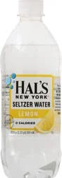 Hal's New York Lemon Seltzer Water - 20 oz