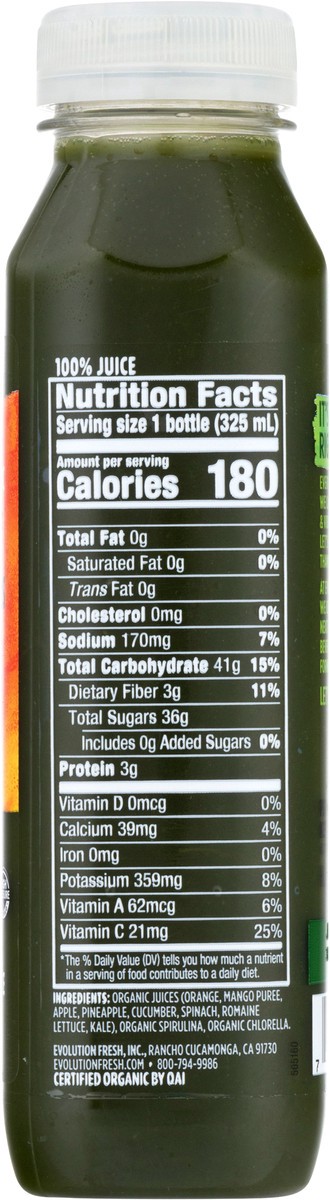 slide 4 of 13, Evolution Fresh Organic Super Fruit Greens Cold-Pressed Vegetable & Fruit Juice Blend 11 oz., 11 fl oz