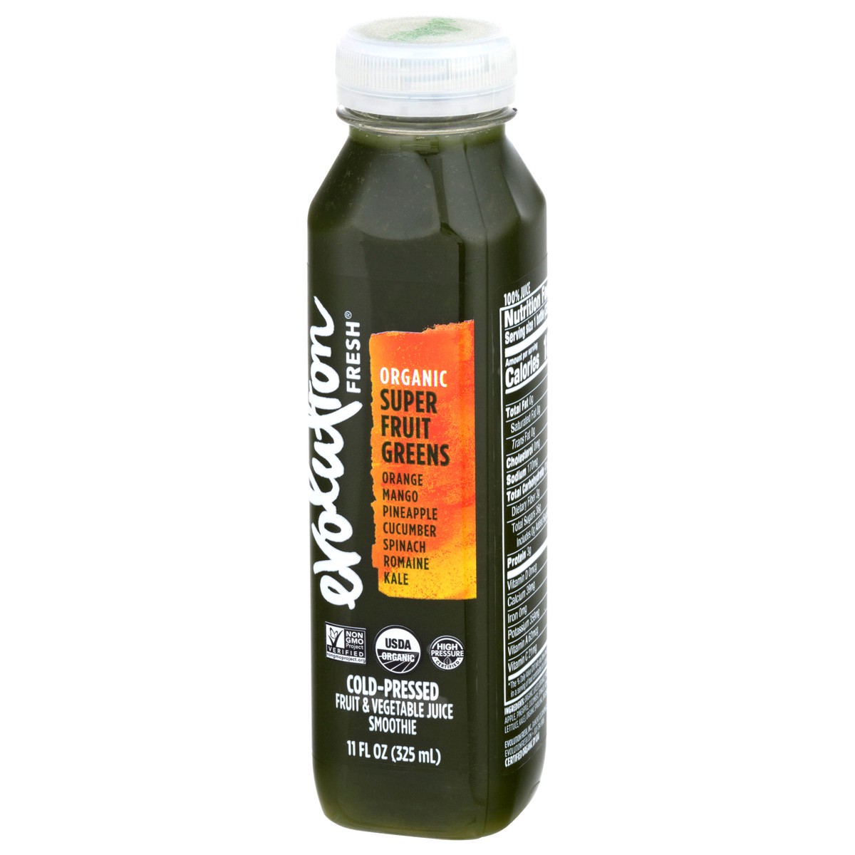 slide 5 of 13, Evolution Fresh Organic Super Fruit Greens Cold-Pressed Vegetable & Fruit Juice Blend 11 oz., 11 fl oz