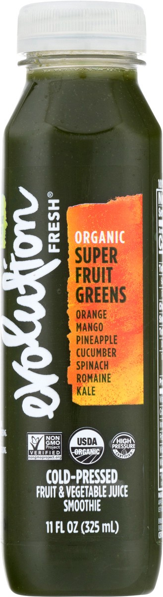 slide 2 of 13, Evolution Fresh Organic Super Fruit Greens Cold-Pressed Vegetable & Fruit Juice Blend 11 oz., 11 fl oz