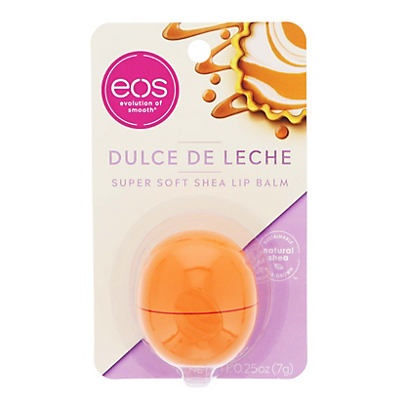 slide 1 of 1, eos Dulce De Leche Super Soft Shea Lip Balm, 0.25 oz