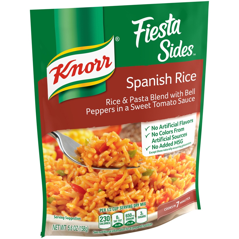 slide 2 of 5, Knorr Fiesta Sides Spanish Rice Mix - 5.6oz, 5.6 oz