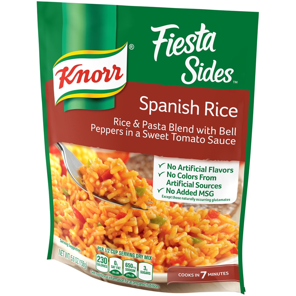 slide 3 of 5, Knorr Fiesta Sides Spanish Rice Mix - 5.6oz, 5.6 oz