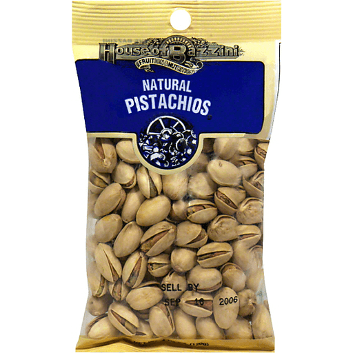 slide 1 of 1, House of Bazzini Natural Pistachios, 4.25 oz