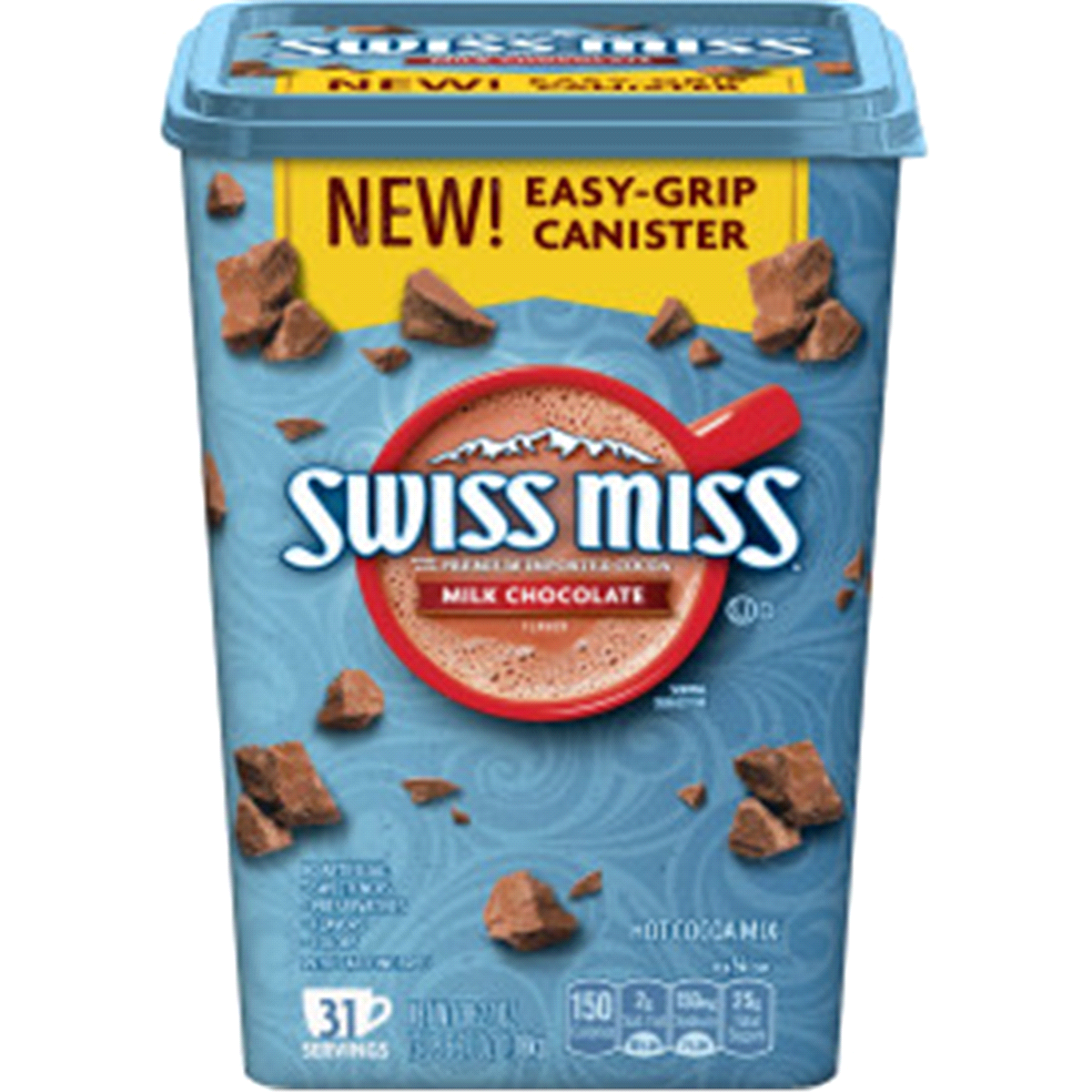 slide 1 of 1, Swiss Miss Hot Cocoa Mix Milk Chocolate Flavor 1.08 Kg, 38.27 oz