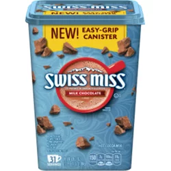 Swiss Miss Milk Chocolate Flavor Hot Cocoa Mix Canister