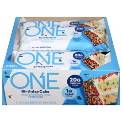 One Birthday Cake Protein Bar 12 - 2.12 oz Bars