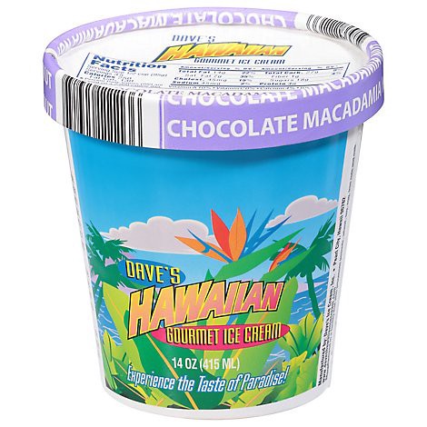 slide 1 of 1, Dave's Choc Macnut Ice Cream - 14 Fl. Oz., 14 fl oz