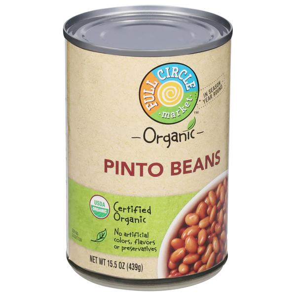 slide 1 of 6, Full Circle Organic Pinto Beans, 15.5 oz