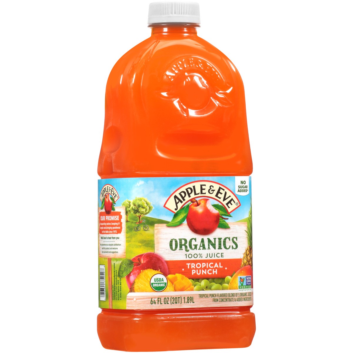 slide 2 of 9, Apple & Eve 100% Juice, Tropical Punch - 64 fl oz, 64 fl oz