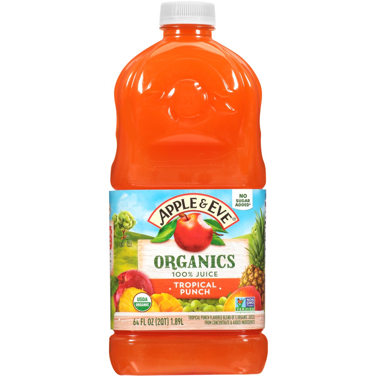 slide 1 of 9, Apple & Eve 100% Juice, Tropical Punch - 64 fl oz, 64 fl oz