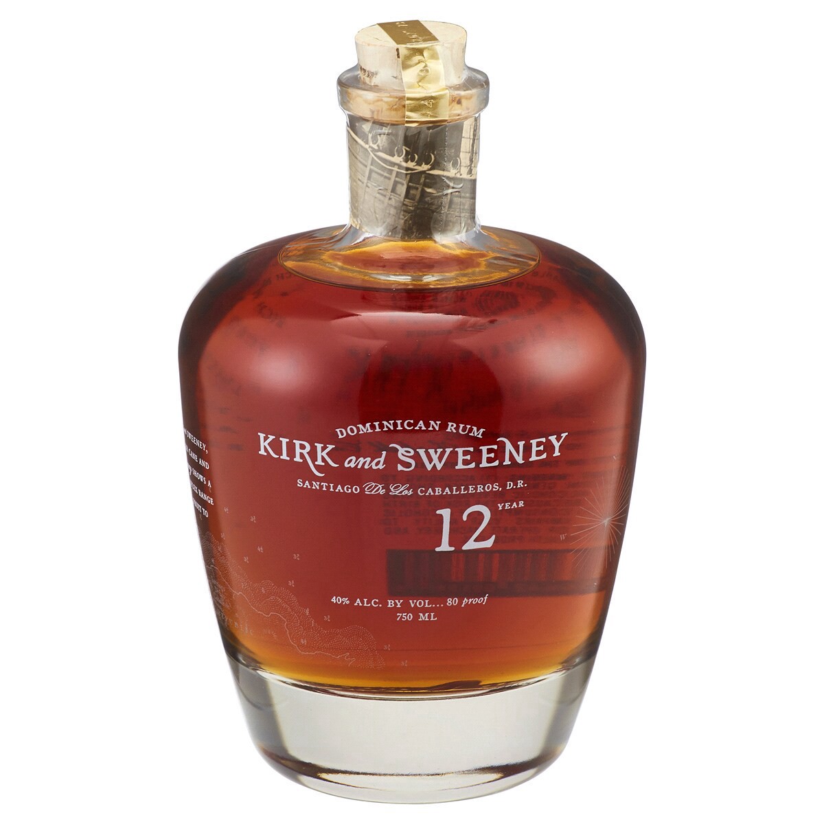 slide 1 of 5, Kirk and Sweeney Rum 750 ml, 750 ml