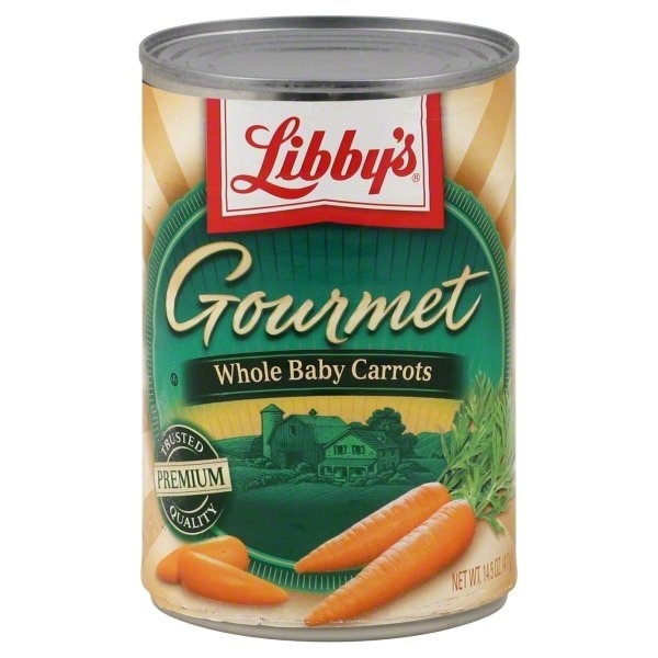 slide 1 of 1, Libby's Carrots, Gourmet, Whole Baby, 14.5 oz