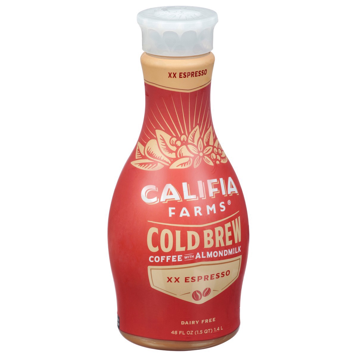 slide 8 of 14, Califia Farms Cold Brew with Almond Milk XX Espresso Coffee 48 fl oz, 48 fl oz