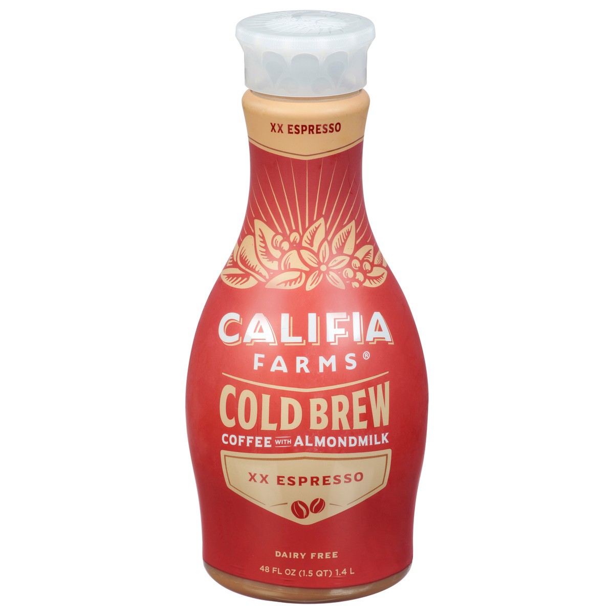 slide 1 of 14, Califia Farms XX Espresso Cold Brew Coffee with Almond Milk, 48 fl oz