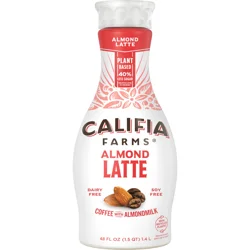 Califia Farms Cold Brew with Almond Milk XX Espresso Coffee 48 fl oz