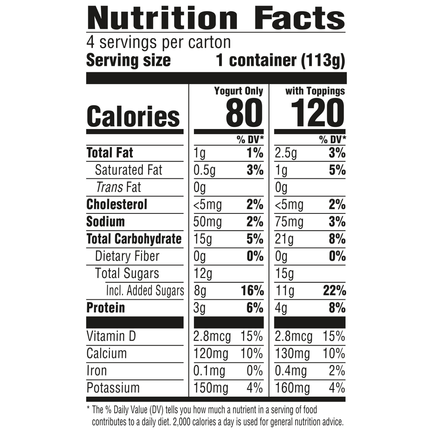 slide 6 of 8, YoCrunch Vanilla Low Fat Yogurt with OREO(R) Cookie Pieces, 4 Ct, 4 OZ Yogurt Cups, 4 ct