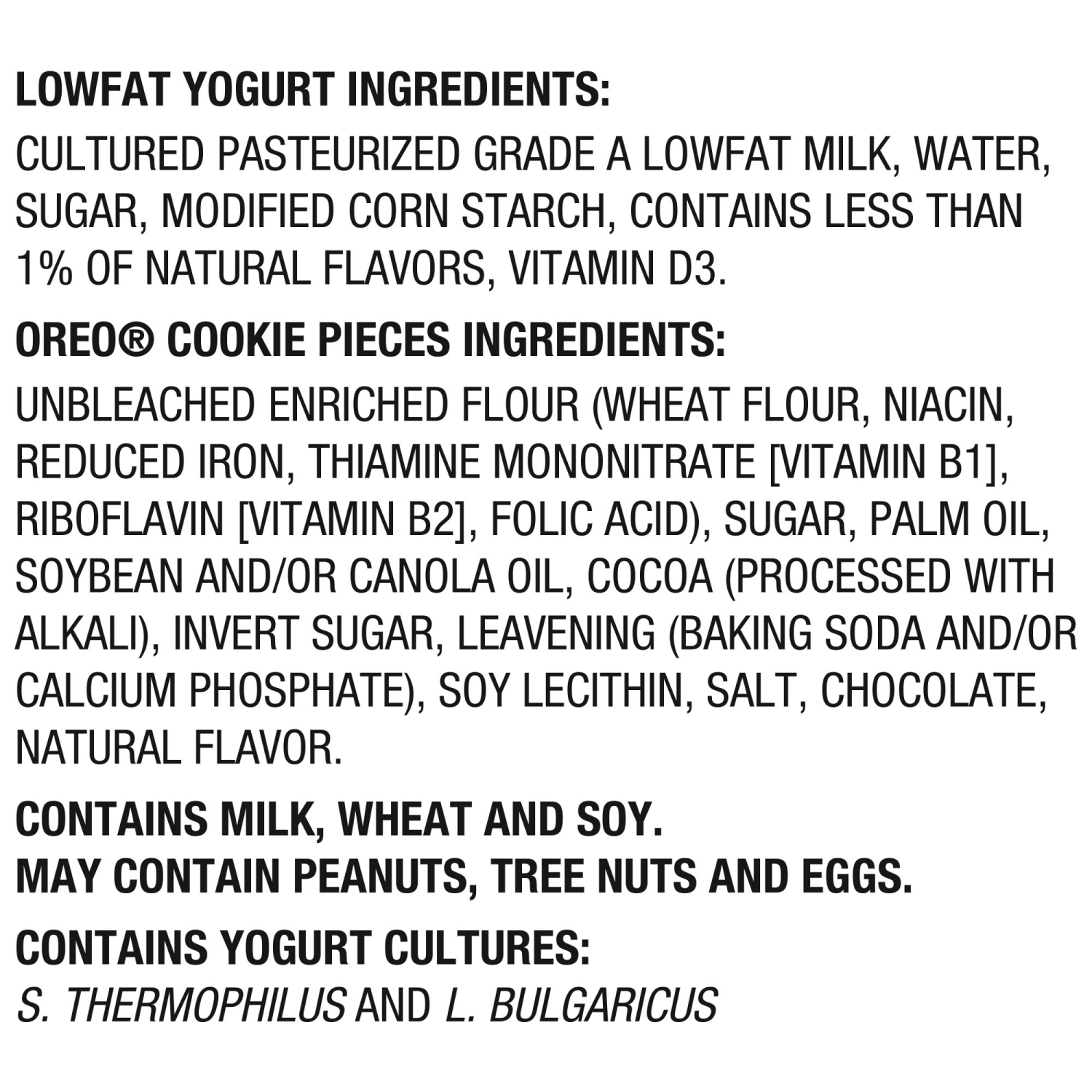 slide 7 of 8, YoCrunch Vanilla Low Fat Yogurt with OREO(R) Cookie Pieces, 4 Ct, 4 OZ Yogurt Cups, 4 ct