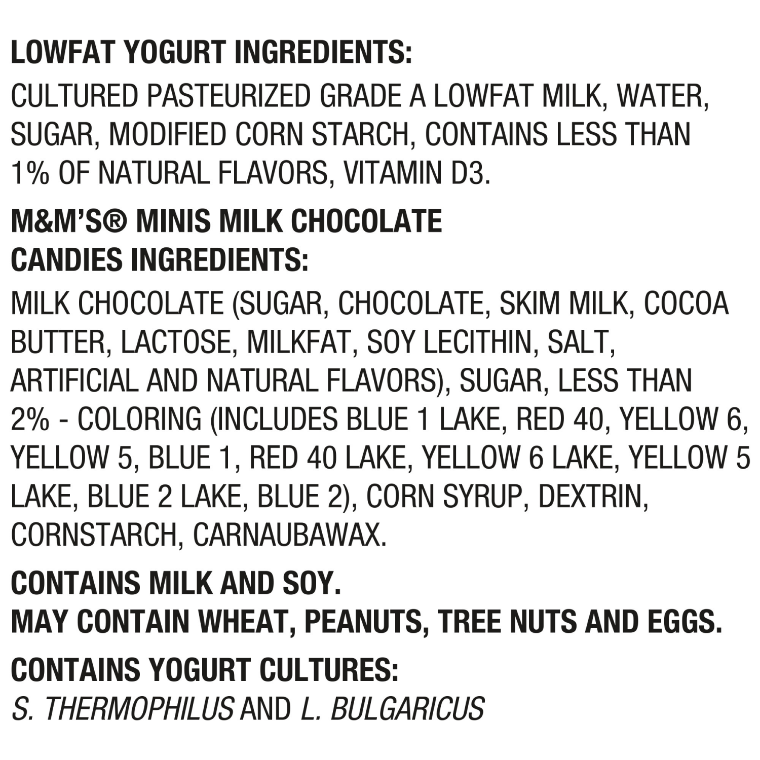 slide 7 of 8, YoCrunch Vanilla Low Fat Yogurt with Mini M&Ms(R), 4 Ct, 4 OZ Yogurt Cups, 4 ct