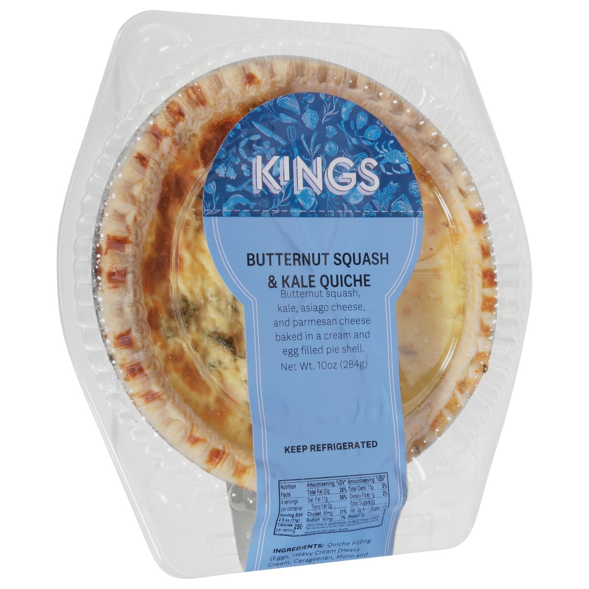 slide 6 of 13, Quiche Butternut Squash Kale - 10 OZ, 10 oz