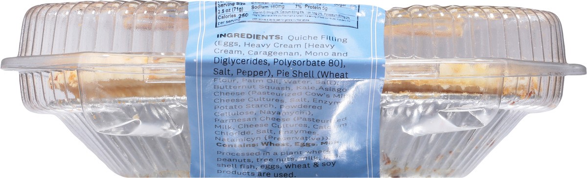 slide 9 of 13, Quiche Butternut Squash Kale - 10 OZ, 10 oz