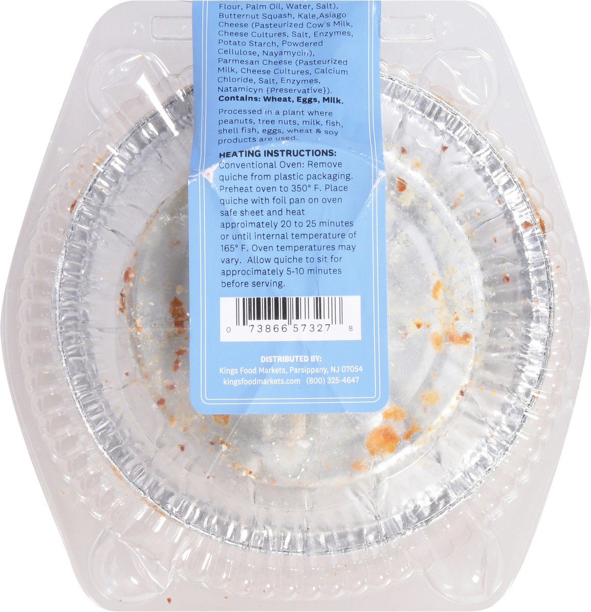 slide 7 of 13, Quiche Butternut Squash Kale - 10 OZ, 10 oz