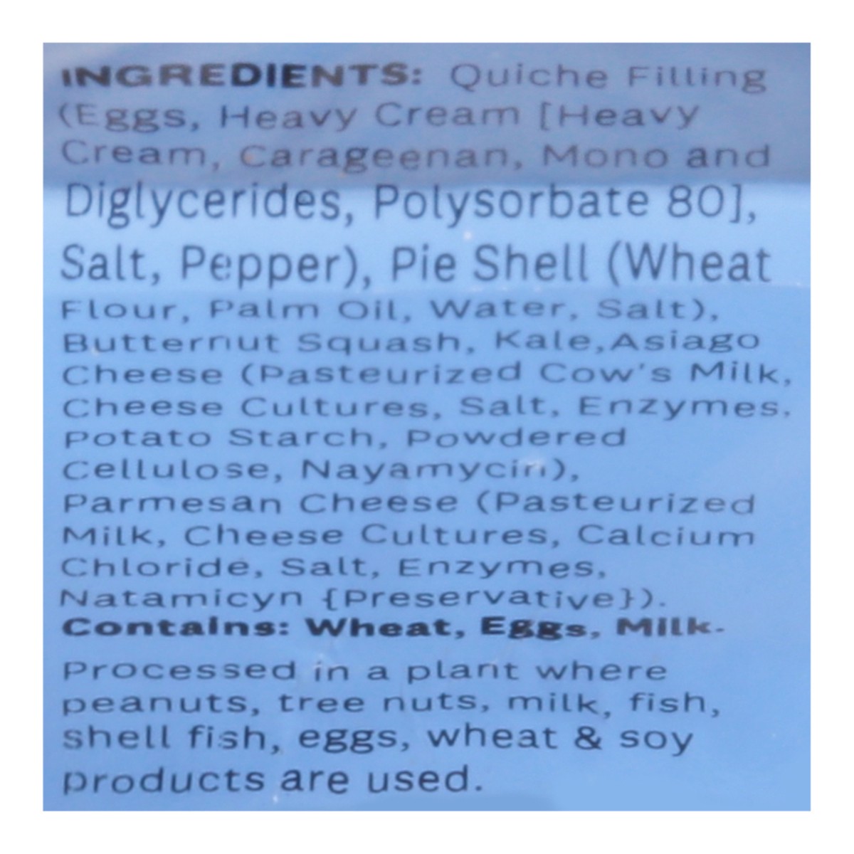 slide 12 of 13, Quiche Butternut Squash Kale - 10 OZ, 10 oz