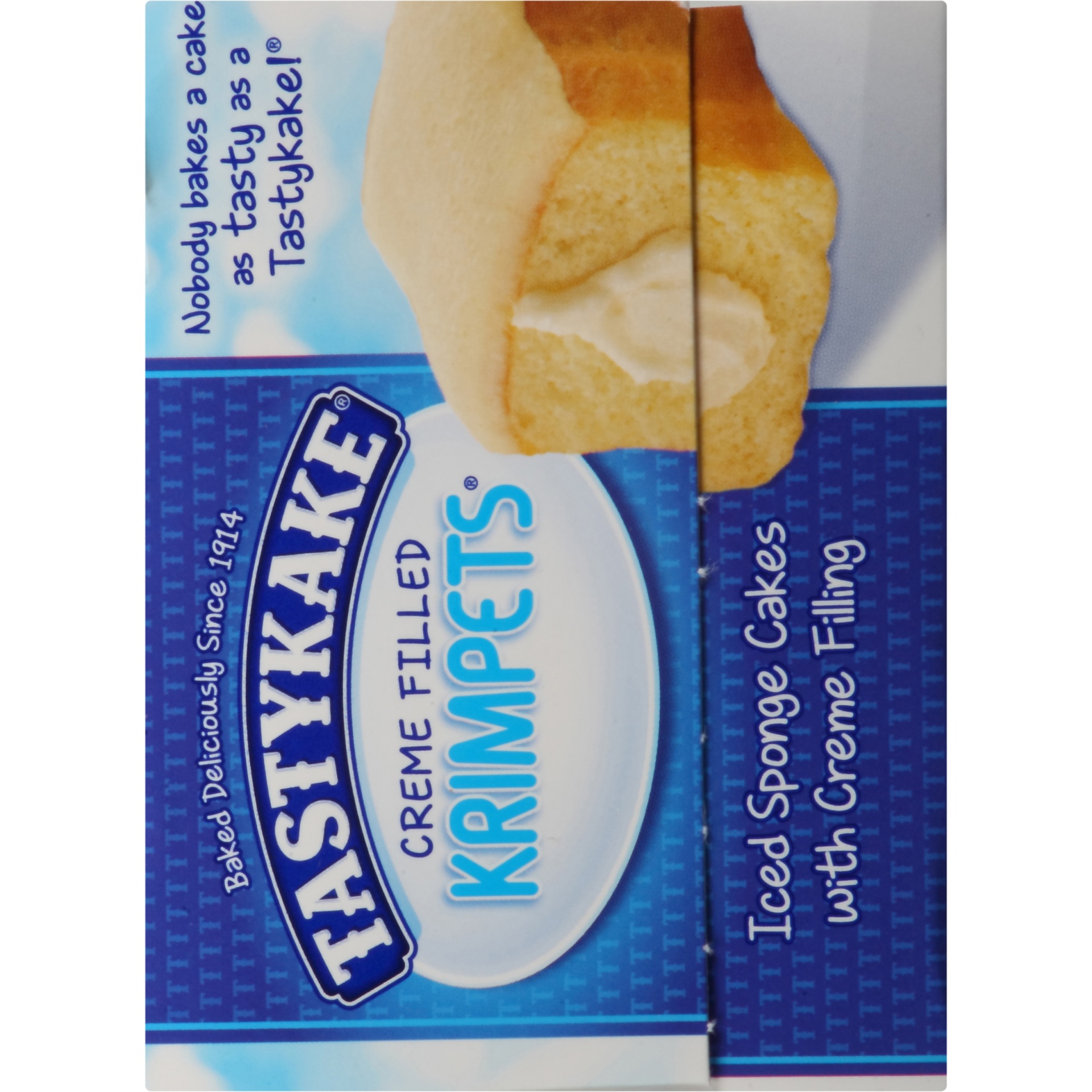 slide 7 of 8, Tastykake Creme Filled Krimpets, , 6 Packs of 2 Snack Cakes with Butterscotch Icing - 6 ct, 6 ct