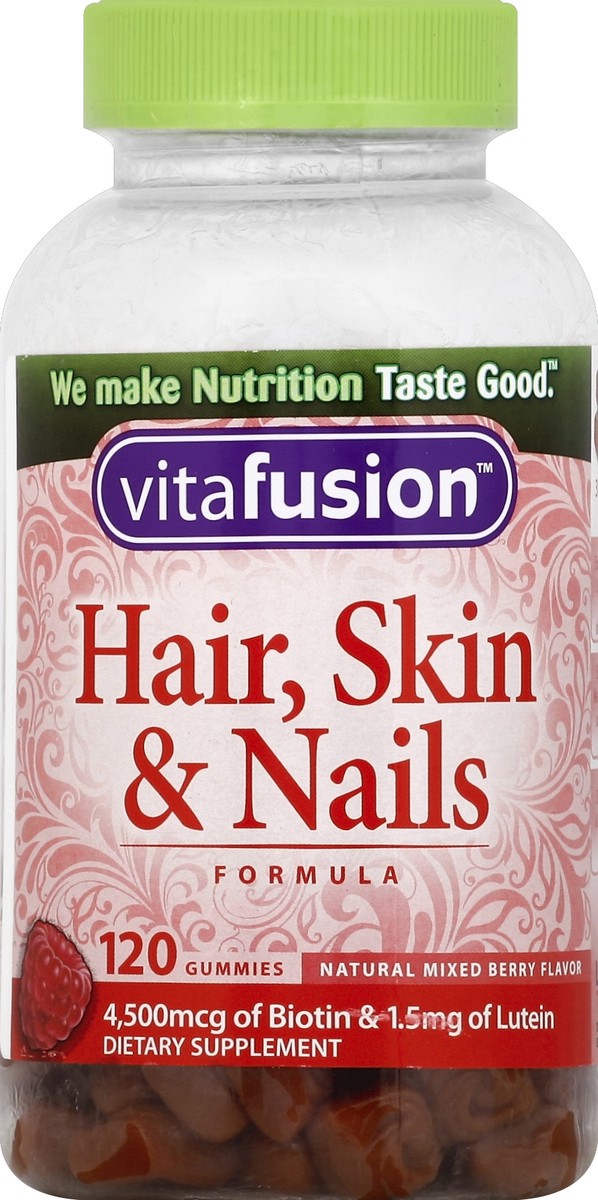 slide 2 of 2, vitafusion Hair, Skin & Nails Formula 120 ea, 120 ct