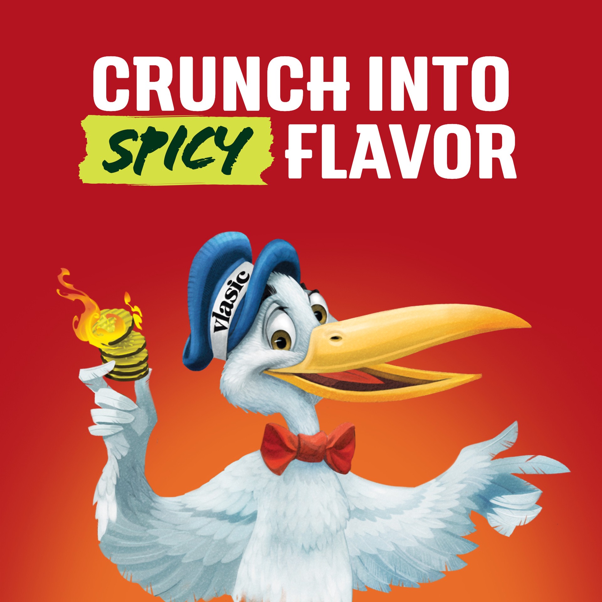 slide 2 of 5, Vlasic Frank's RedHot Original Cayenne Pepper Sauce Flavored Kosher Dill Pickle Chips, 24 oz., 24 fl oz