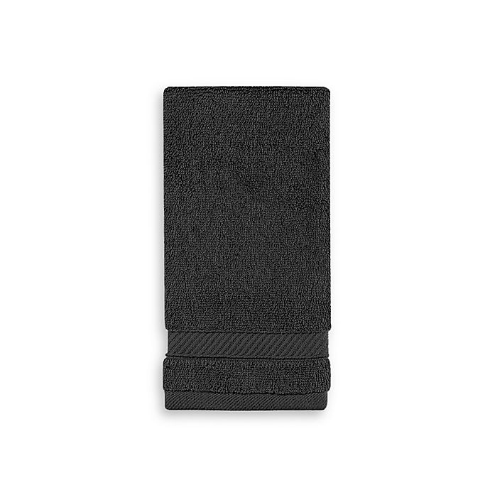 slide 1 of 3, Wamsutta Hygro Duet Fingertip Towel - Ebony, 1 ct