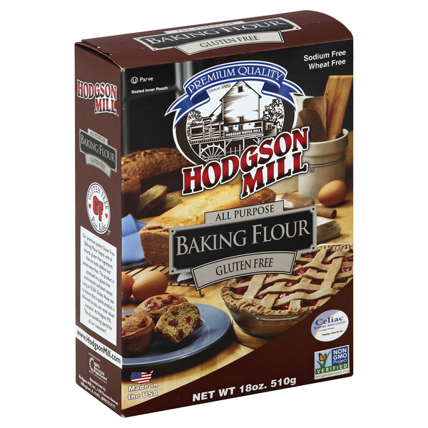 slide 1 of 1, Hodgson Mill Gluten Free All Purpose Flour, 18 oz