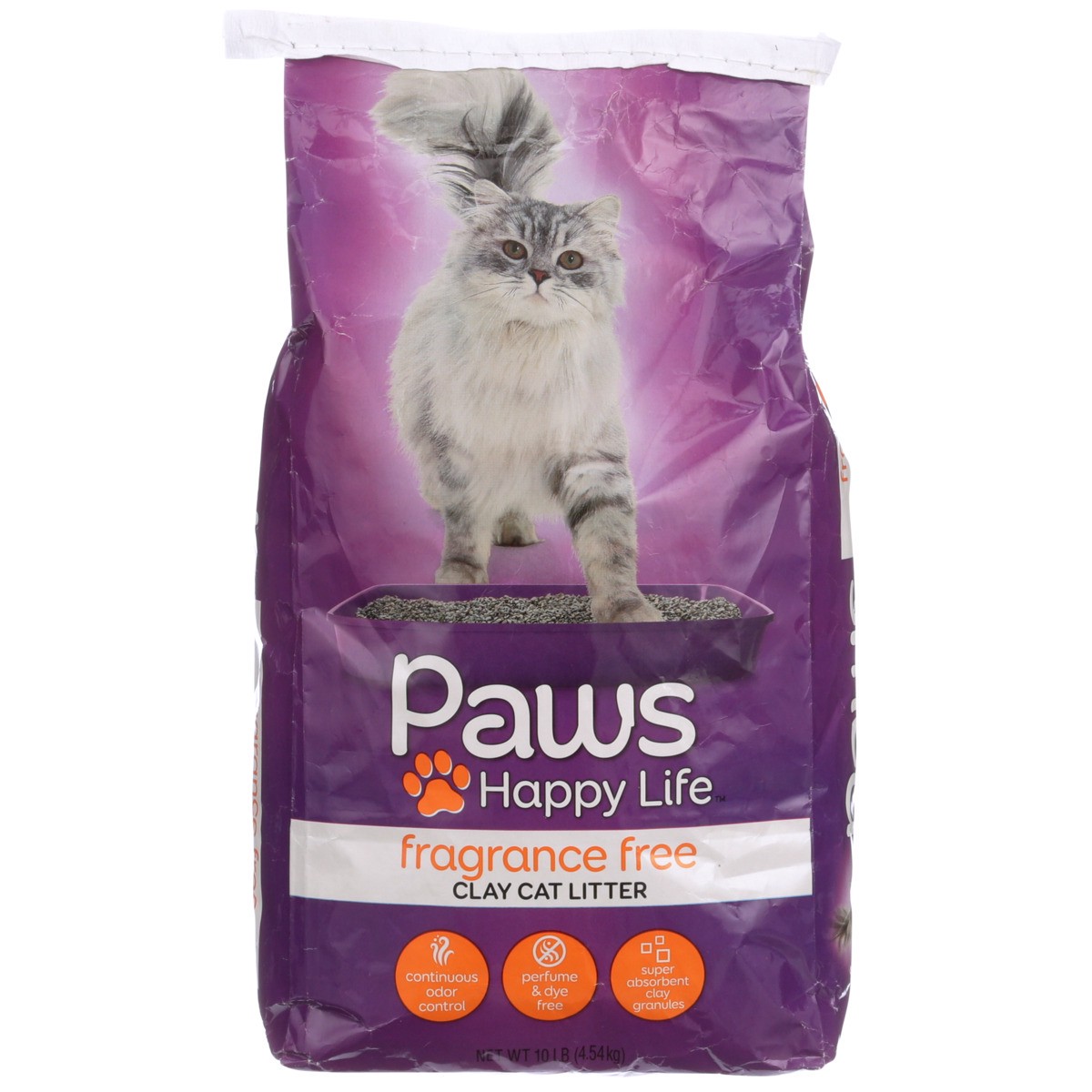 slide 7 of 11, Paws Happy Life Unscented Cat Litter Clay, 10 lb