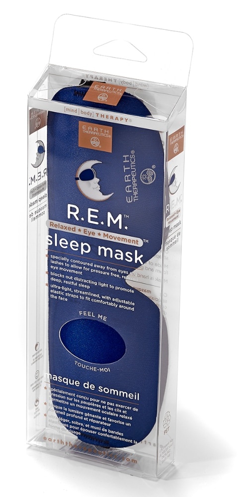 slide 1 of 1, Earth Therapeutics Ergonomic Eye Mask, 1 ct