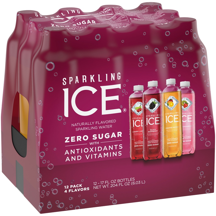 slide 2 of 6, Sparkling ICE Sparkling Water Variety Pack, 12 ct; 17 fl oz