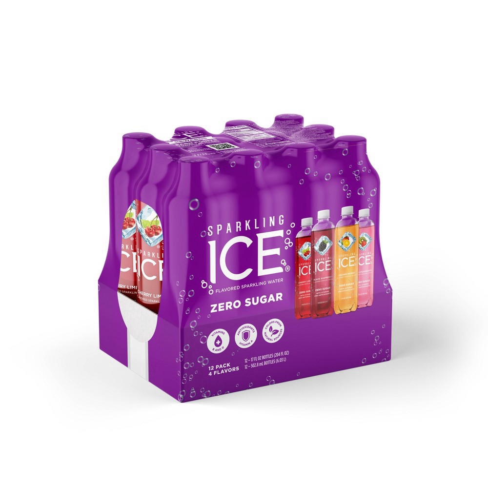 slide 11 of 13, Sparkling ICE Purple Pack 17 Fl Oz Bottle (Pack of 12), 12 ct; 17 fl oz