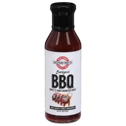 Backyard Food Co Sweet & Tangy Barbecue Sauce 15 oz