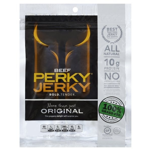 slide 1 of 1, Perky Jerky Beef Original, 2.2 oz