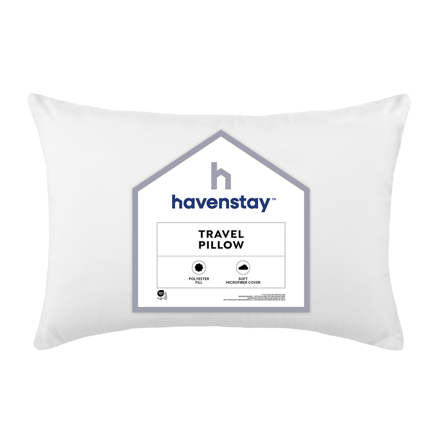 slide 1 of 2, Havenstay Travel Pillow, 14 x 20