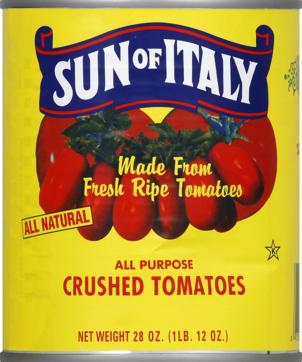 slide 3 of 3, Sun of Italy Crushed Tomatoes, 28 oz