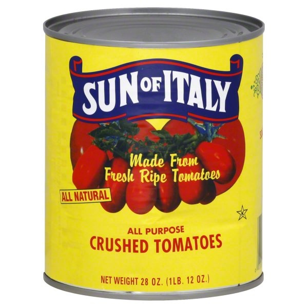 slide 1 of 3, Sun of Italy Crushed Tomatoes, 28 oz