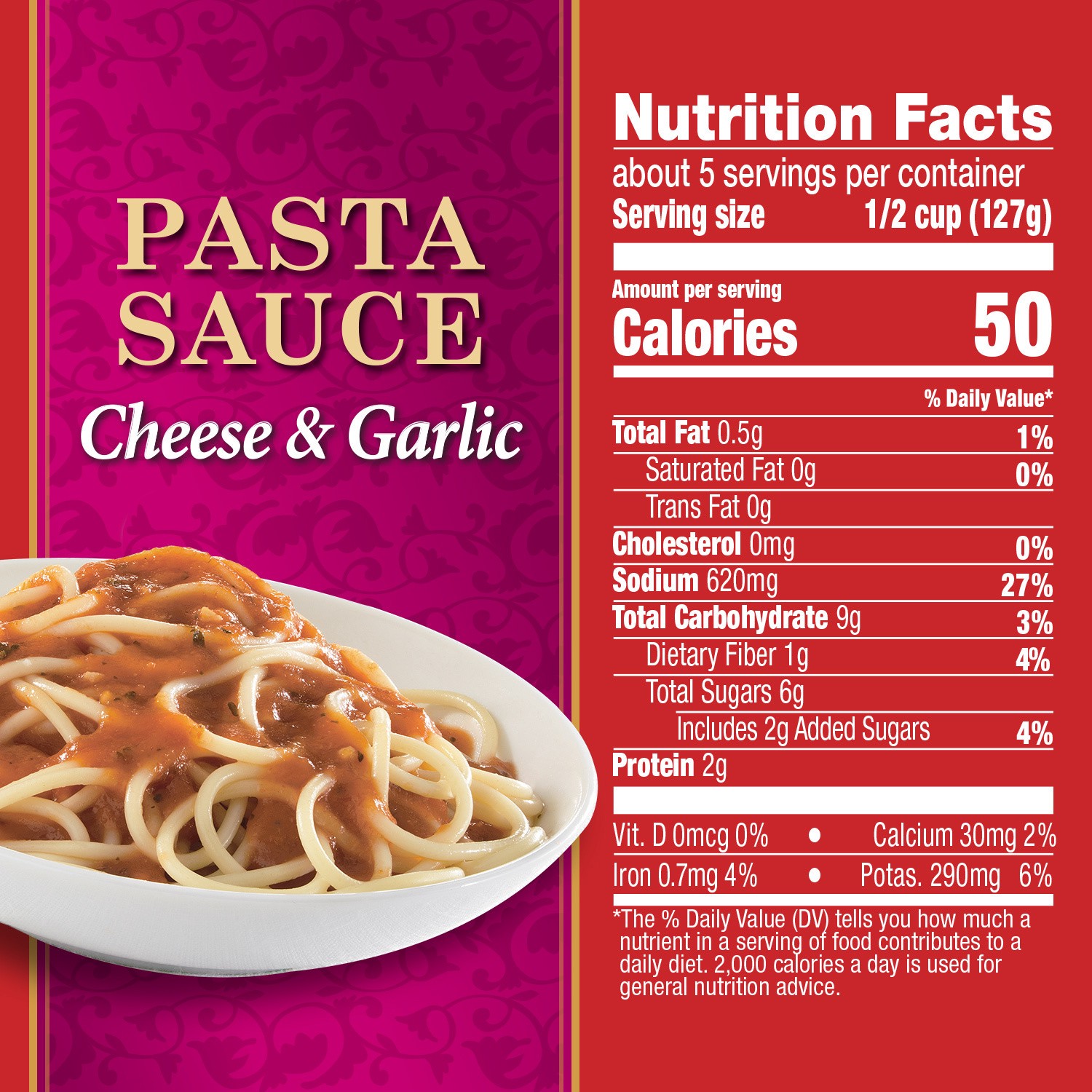 slide 2 of 5, Hunt's Premium Cheese & Garlic Pasta Sauce 24 oz, 24 oz