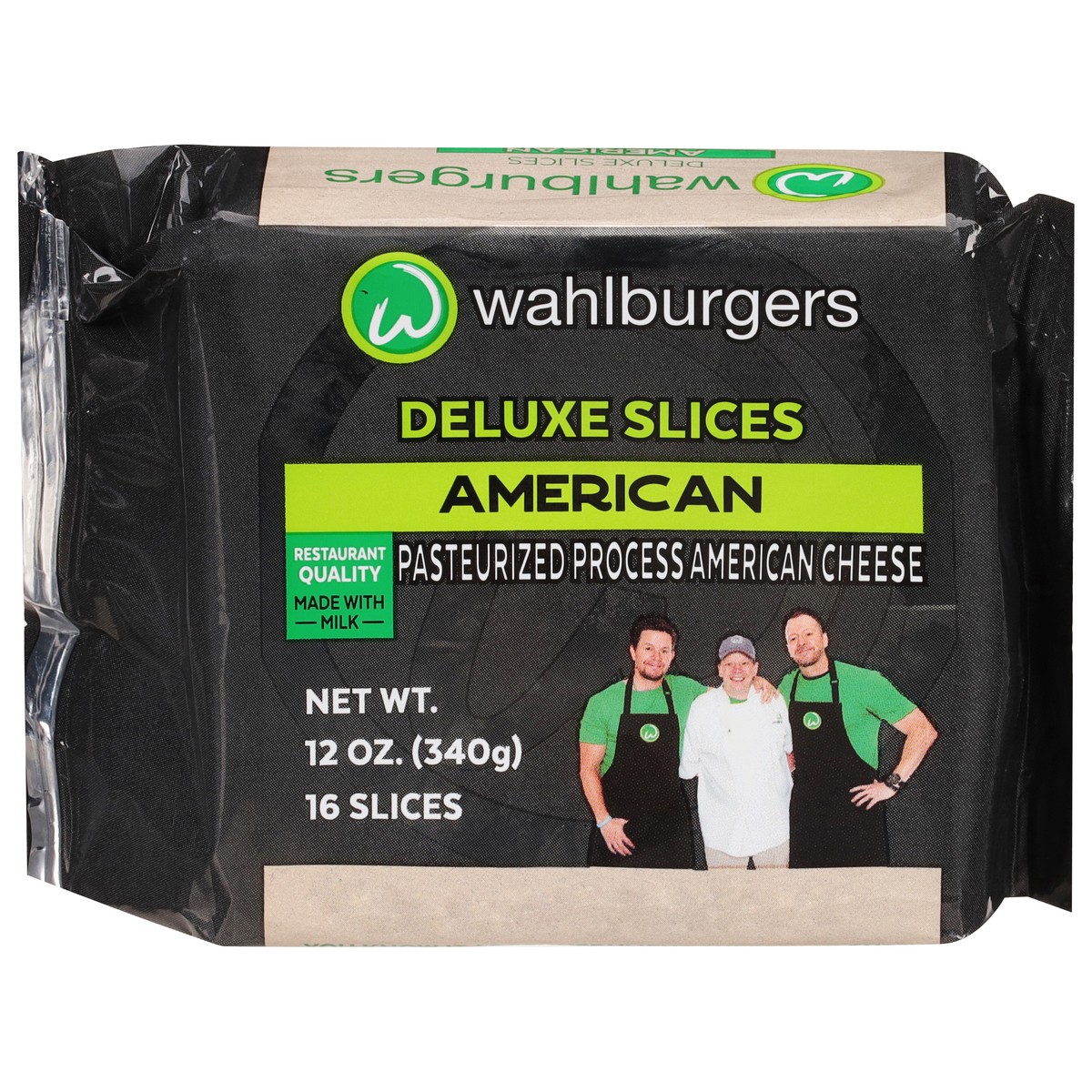slide 1 of 14, Wahlburgers Deluxe Slices American Cheese 16 ea, 16 ct
