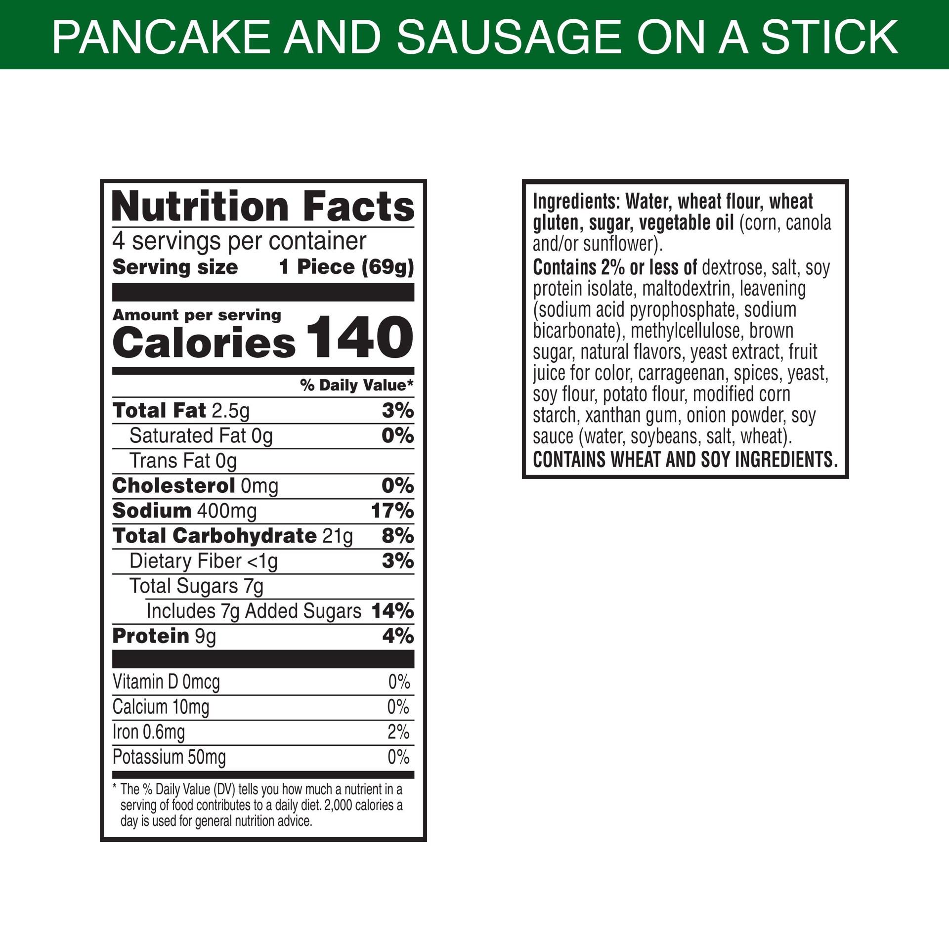 slide 5 of 5, MorningStar Farms Incogmeato Pancake and Meatless Sausage Stick, Original, 9.7 oz, 4 Count, 9.7 oz