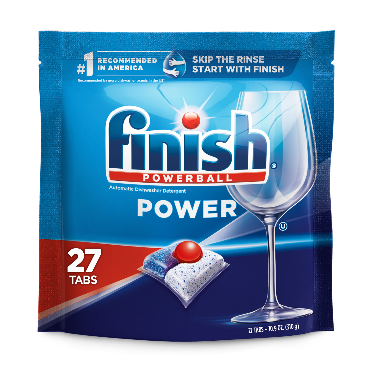 slide 1 of 1, Finish Power Dishwasher Detergent, 27ct, 27 ct