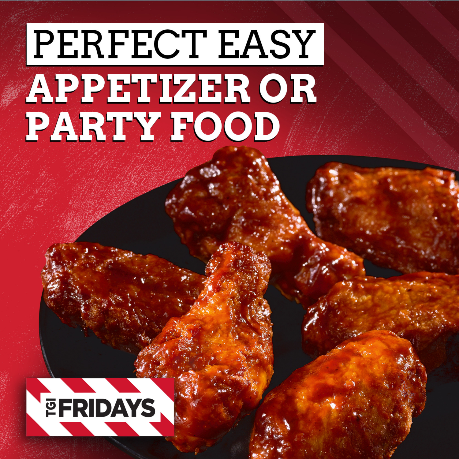 slide 8 of 8, T.G.I. Friday's Honey BBQ Chicken Wings, Frozen Appetizer, 9 oz Box, 9 oz