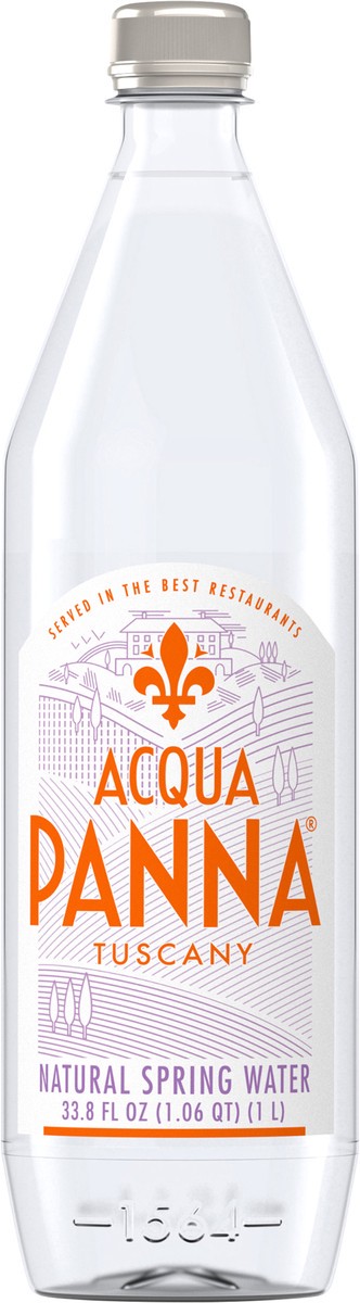 slide 3 of 7, Acqua Panna Natural Spring Water, plastic water bottle - 33.8 oz, 33.8 oz